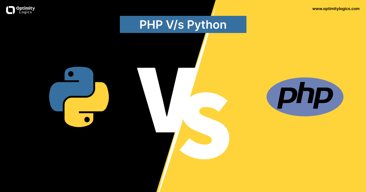 PHP vs Python, Optimity Logics, PHP, Python,