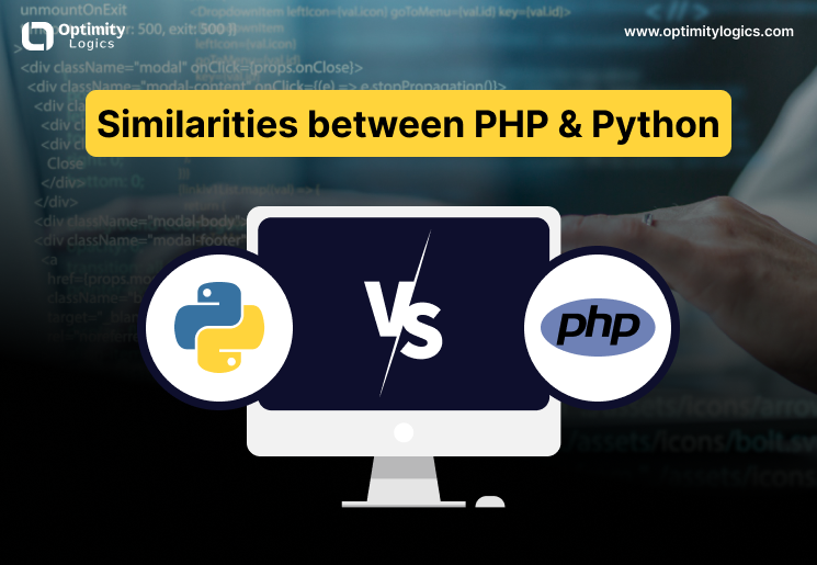 PHP vs Python, Optimity Logics, PHP, Python, 